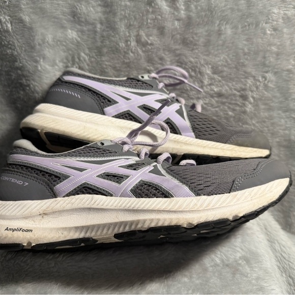 ASICS Women Gray &Pink Salt  Running Shoes - Picture 3 of 13